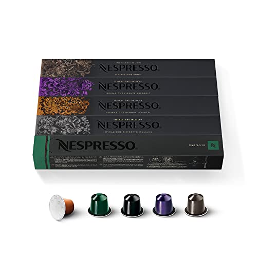 NESPRESSO ORIGINAL, Auswahl an Espresso Kaffees, mittlere bis dunklere Röstungen, 50 Kaffeekapseln von NESPRESSO