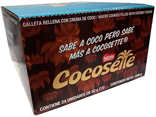 COCOSETTE 24 und de 50 gr c/u Galleta Rellena Con Crema De Coco / COCOSETTE 24 units 1.76 Oz each Cookie Filled with Coconut Cream von Cocosette