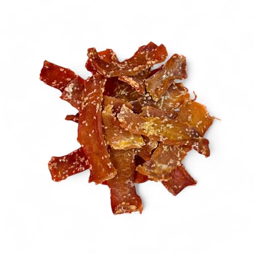 NEW BEER SNACK - Trockenfleisch Snacks - Jerky - Leckeres Knabbereartikel aus Schweinefleisch - Pork Jerky Geräuchert und Gewürzt - Fleisch Scheiben, Orientalischer Geschmack, 100 g NEW BEER SNACK - Trockenfleisch Snacks - Jerky - Leckeres Knabbereartikel aus Schweinefleisch - Pork Jerky Geräuchert und Gewürzt - Fleisch Scheiben, Orientalischer Geschmack, 100 g von NEW BEER SNACK