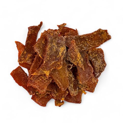 NEW BEER SNACK - Trockenfleisch Snacks - Jerky - Leckeres Knabbereartikel aus Schweinefleisch - Pork Jerky Geräuchert und Gewürzt - Fleisch Scheiben, Pikantiger Geschmack, 100 g NEW BEER SNACK - Trockenfleisch Snacks - Jerky - Leckeres Knabbereartikel aus Schweinefleisch - Pork Jerky Geräuchert und Gewürzt - Fleisch Scheiben, Pikantiger Geschmack, 100 g von NEW BEER SNACK