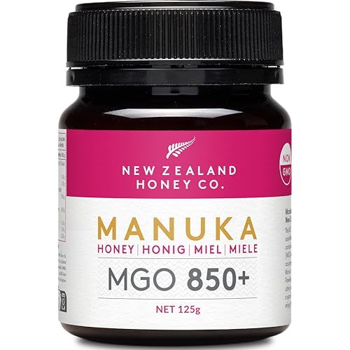 New Zealand Honey Co. Manuka Honig MGO 850+ | Aktiv und Roh | Hergestellt in Neuseeland | Zertifiziertem Methylglyoxal Gehalt | 125g New Zealand Honey Co. Manuka Honig MGO 850+ | Aktiv und Roh | Hergestellt in Neuseeland | Zertifiziertem Methylglyoxal Gehalt | 125g von NEW ZEALAND HONEY CO
