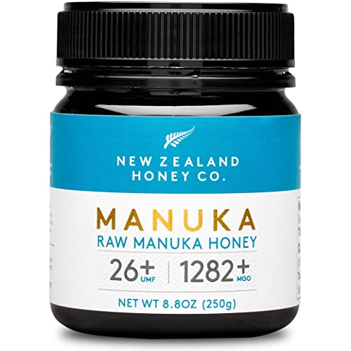 New Zealand Honey Co. Manuka Honig UMF 26+ / MGO 1282+ | 250g / Aktiv und Roh | Hergestellt in Neuseeland von NEW ZEALAND HONEY CO