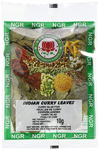 Ngr Curryblätter, ganz, 10g (1 x 10 g Packung) von NGR