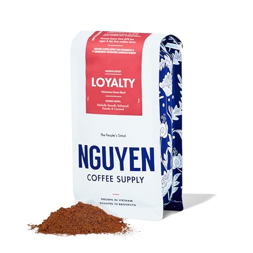Nguyen Coffee Supply - Treue-Signatur Robusta & Arabica-Mischung: Medium geröstete Premium gemahlene Kaffeebohnen, vietnamesische Single Origin, Low Acid, High Coffein, geröstet in Brooklyn [5 kg Nguyen Coffee Supply - Treue-Signatur Robusta & Arabica-Mischung: Medium geröstete Premium gemahlene Kaffeebohnen, vietnamesische Single Origin, Low Acid, High Coffein, geröstet in Brooklyn [5 kg von NGUYEN COFFEE SUPPLY