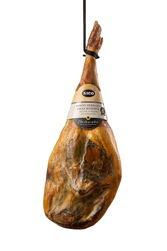 SERRANO-SCHINKEN GRAN RESERVA. 6,5 bis 7,5 kg mit einer Reifung von mehr als 14 Monaten. von NICO JAMONES