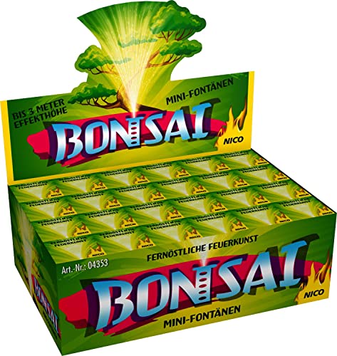 Nico Bonsai, 1er-Schtl .Kleine Fontäne mit großem silbernem Effekt! Jugendfeuerwerk bis 3 Meter Effekt Kat F1, 4353 Nico Bonsai, 1er-Schtl .Kleine Fontäne mit großem silbernem Effekt! Jugendfeuerwerk bis 3 Meter Effekt Kat F1, 4353 von NICO
