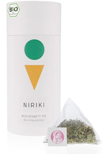 BIO Wochenbett-Tee – Für die Zeit der Rückbildung nach der Geburt – mit Hirtentäschel, Melisse & Frauenmantel, Manufakturtee aus Deutschland, 30 Pyramidenbeutel von NIRIKI