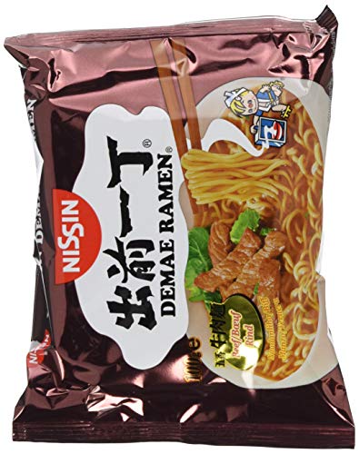 Nissin Instant Nudeln Demae Rind 100g, 30er Pack (30 x 100 g) von NISSIN