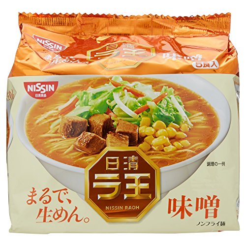 Nissin - Raoh Japanese Instant Ramen Noodles Miso 17.1oz (For 5 Bowls) by N/A von ラ王