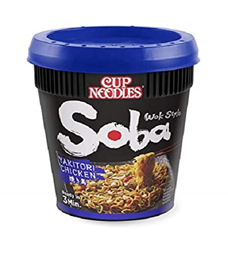Nissin Soba Cup, Yakitori Chicken, 89 g von NISSIN