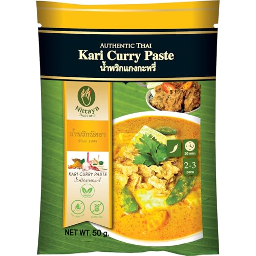 NITTAYA - Gelbe Currypaste Kari (Vegan) - (1 X 400 GR) von Nittaya