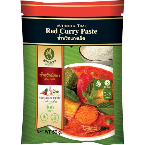 NITTAYA - Rote Currypaste (Vegan) - (1 X 400 GR) von Nittaya