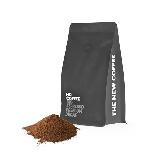 No Coffee® – Premium Bio Espresso entkoffeiniert gemahlen (1kg) | Endlich ein Decaf Coffee der schmeckt | Mit Wasser entkoffeinierter Espresso gemahlen | Koffeinfrei | Entkoffeinierter Kaffee von NO COFFEE THE GOOD DECAF