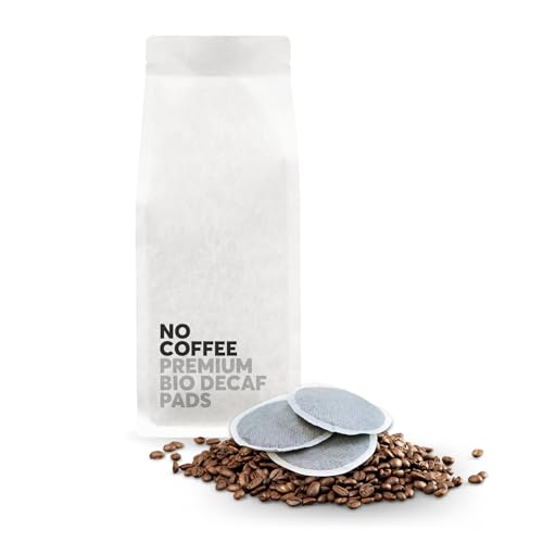 No Coffee® Premium Bio Kaffeepads entkoffeiniert (20 Stk.) | Senseo* Kompatibel | Mit Wasser entkoffeinierte Kaffeepads | Espresso Pads | Koffeinfreier Kaffee Pads | Kaffee koffeinfrei von NO COFFEE THE GOOD DECAF
