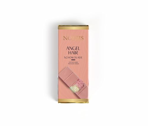 Noesis Angel Hair Schokolade 75g – Handgefertigt – Premium Ruby und Weiße Schokolade mit Pistaziencreme und Zuckerwattefüllung – Exklusiver Genuss aus edlen Zutaten Noesis Angel Hair Schokolade 75g – Handgefertigt – Premium Ruby und Weiße Schokolade mit Pistaziencreme und Zuckerwattefüllung – Exklusiver Genuss aus edlen Zutaten von NOESIS