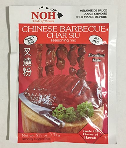 All Natural NOH Chinese Barbecue Char Siu Seasoning Mix 2.5oz x 4pk von Noh