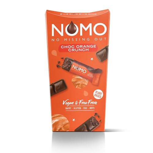 NOMO Hero Selection Box - Weihnachts Special - Mini Riegel Orange (12er Pack) - 100% Vegan - Glutenfrei, Laktosefrei, Frei von Nüssen und Ei -oder Snack für Zwischendurch von NOMO