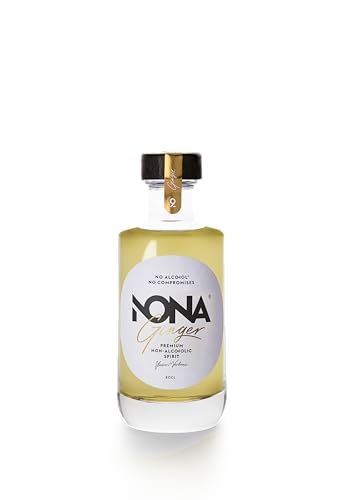 NONA Ginger | Alkoholfreie Gingerspirituose mit 12 Botanicals | Mit Ingwer, Kurkuma, Yuzu & Verbena | Pikant & erfrischend | Für nicht-alkoholische Cocktails | 0,0% vol | 200ml Einzelflasche NONA Ginger | Alkoholfreie Gingerspirituose mit 12 Botanicals | Mit Ingwer, Kurkuma, Yuzu & Verbena | Pikant & erfrischend | Für nicht-alkoholische Cocktails | 0,0% vol | 200ml Einzelflasche von NONA