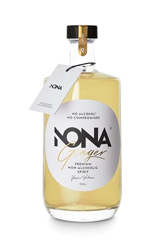 NONA Ginger | Alkoholfreie Gingerspirituose mit 12 Botanicals | Mit Ingwer, Kurkuma, Yuzu & Verbena | Pikant & erfrischend | Für nicht-alkoholische Cocktails | 0,0% vol | 700ml Einzelflasche NONA Ginger | Alkoholfreie Gingerspirituose mit 12 Botanicals | Mit Ingwer, Kurkuma, Yuzu & Verbena | Pikant & erfrischend | Für nicht-alkoholische Cocktails | 0,0% vol | 700ml Einzelflasche von NONA
