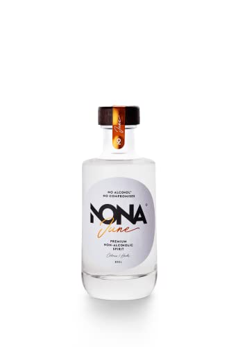 NONA June | Alkoholfreie Gin-Alternative aus 9 Botanicals | Mit Zitrus, Basilikum, Wacholder & Pfeffer | Würzig & erfrischend | Für nicht-alkoholische Cocktails | 0,0% vol | 200ml Einzelflasche NONA June | Alkoholfreie Gin-Alternative aus 9 Botanicals | Mit Zitrus, Basilikum, Wacholder & Pfeffer | Würzig & erfrischend | Für nicht-alkoholische Cocktails | 0,0% vol | 200ml Einzelflasche von NONA