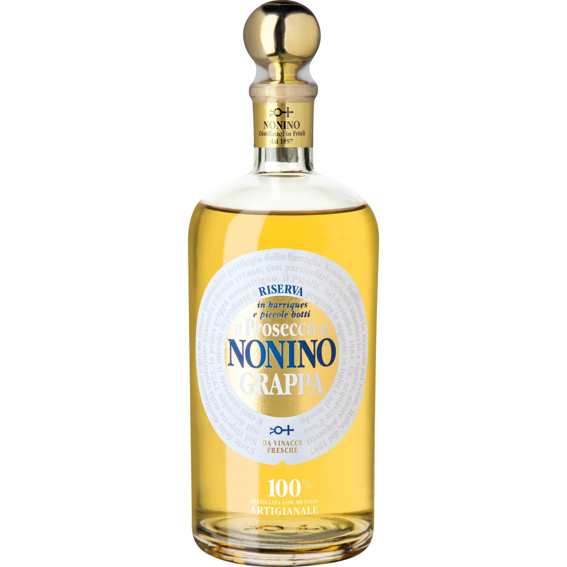 Grappa Nonino Prosecco Riserva, 0,70 L, 41% Vol., Spirituosen Grappa Nonino Prosecco Riserva, 0,70 L, 41% Vol., Spirituosen von NONINO distillatori Via Aquileia 104, 33050 Percoto Pavia di Udine, Italia