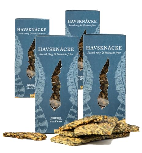 NORDIC SEAFARM Meeres-Knäckebrot mit Zuckertang – 4 x 90g NORDIC SEAFARM Meeres-Knäckebrot mit Zuckertang – 4 x 90g von NORDIC SEAFARM