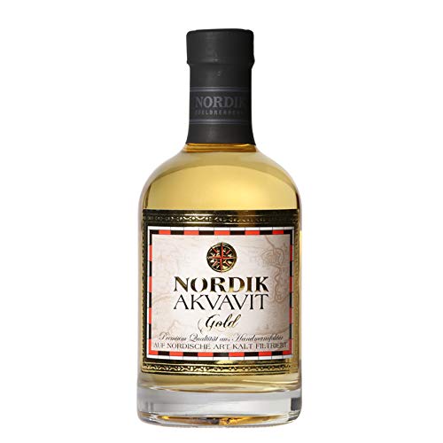 NORDIK Edelbrennerei & Spirituosenmanufaktur Akvavit Gold Absinth (1 x 350 ml) von NORDIK Edelbrennerei & Spirituosenmanufaktur