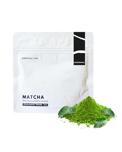 Ceremonial Matcha Kagoshima - Reines Grüntee-Pulver aus Japan - Original Japanischer Tee der Ersten Ernte - 100% Natürlich & Laborgeprüft - 30g von NORITUAL LAB
