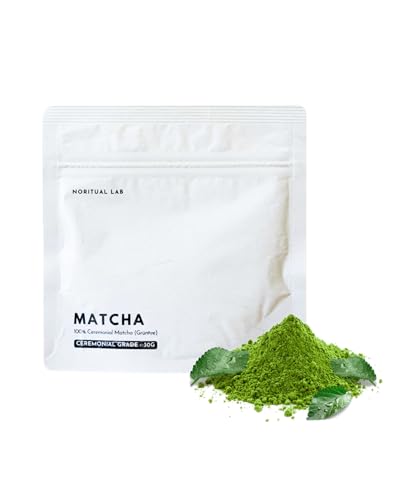 Ceremonial Matcha - Reines Grüntee-Pulver aus Japan - Original Japanischer Tee der Ersten Ernte - Höchste Qualität - 100% Natürlich & Laborgeprüft - 30g von NORITUAL LAB