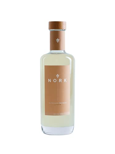 Nork | Zitrone-Ingwer Likör | 500 ml | 20% Vol. | Frische Zitrone & scharfer Ingwer | Mit Nork-Doppelkorn | Perfekt für warme Sommernächte | Natürlich in Bio-Qualität von Nork
