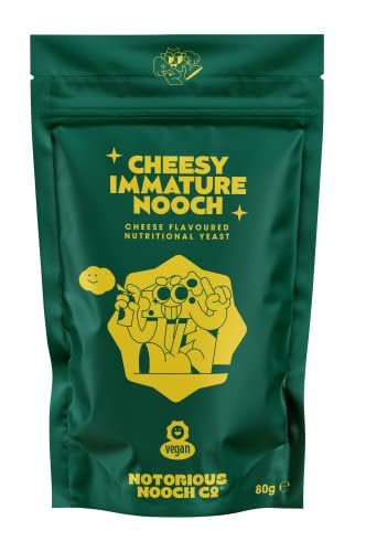Nährstoff-Hefeflocken – Unreifer Käsegeschmack | Glutenfrei Vegan Nooch | GMO 80 g Nährstoff-Hefeflocken – Unreifer Käsegeschmack | Glutenfrei Vegan Nooch | GMO 80 g von Notorious Nooch co