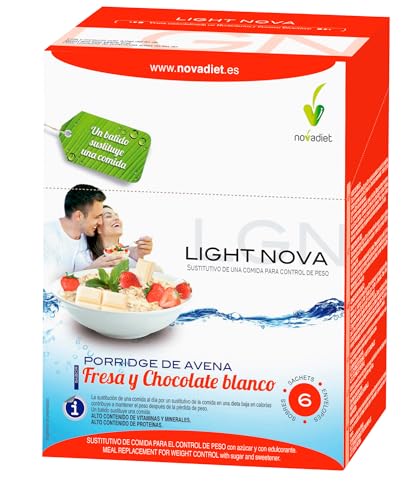 NOVADIET Light Nova Porridge Fresa. Gewichtskontrolle - 6 Beutel von 35 G von Novadiet