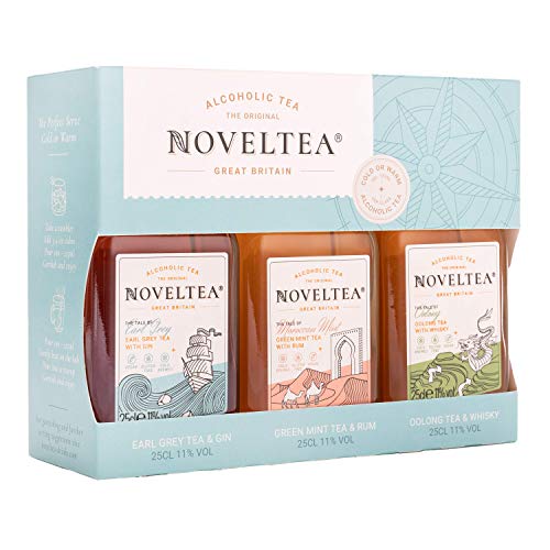 NOVELTEA: Probierset - Alkoholischer Tee - 3 x 25cl, 11% von NOVELTEA