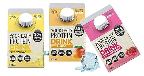 Your Daily Protein - Eggwhite Protein Drink 6 x 300ml Mango von NOVO-X