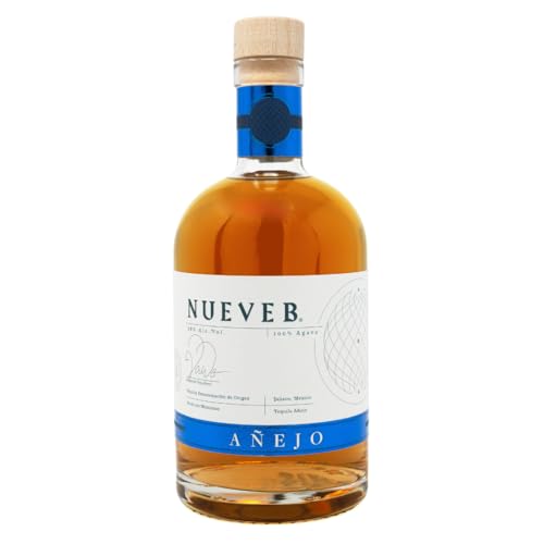 NUEVE B Añejo Premium Tequila aus 100% Agave | Handgefertigt in Limitierte Auflage | 38% vol. 0,7l Flasche von NUEVE B