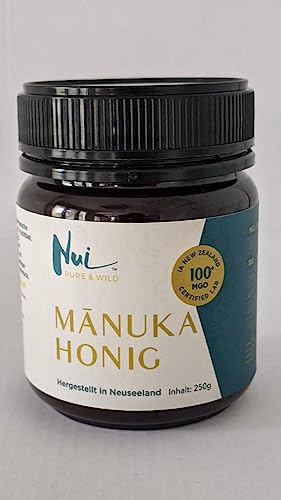 NUI Pure & Wild Manuka Honig UMF 6+ MGO 100+| 250g von NUI Pure & Wild