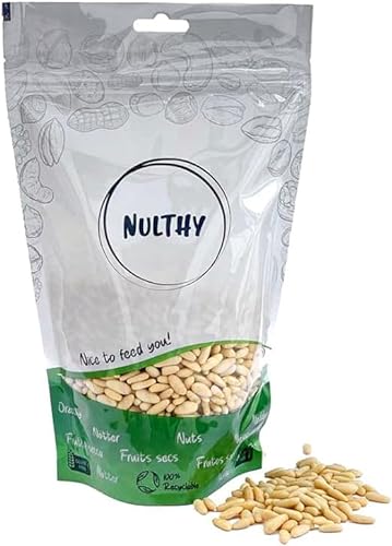 NULTHY - 250gr spanische BIO-Pinienkerne - BIO-Nüsse - Natürliche Nüsse - Bio-Anbau - Glutenfrei - Vegan von NULTHY