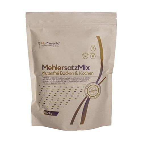 NuPrevento MehlersatzMix - mit Mandelmehl - Kokosmehl - Konjakmehl - 650g Beutel NuPrevento MehlersatzMix - mit Mandelmehl - Kokosmehl - Konjakmehl - 650g Beutel von NUPREVENTO