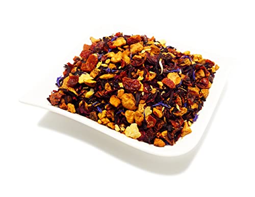 Früchtetee · Mandel - Kirsch ·Früchtetee Lose mit Kirsch-Mandel Geschmack · Natürlich Aromatisierte Premium Teemischung · Früchteteemischung · Weihnachtstee (200g) von NUSSSUCHT Deutsch Süßwaren