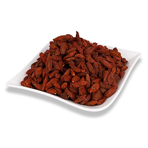 Goji Beeren | Wolfsbeeren | Trockenfrüchte ungeschwefelt PREMIUM Qualität (800g) |Gemeiner Bocksdorn von NUSSSUCHT Deutsch Süßwaren