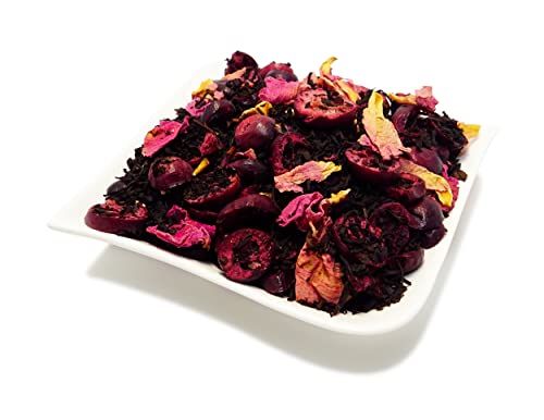 Schwarztee · Granatapfel - Cranberry · Schwarzer Tee Lose mit Granatapfel-Cranberry Geschmack · Natürlich Aromatisierte Premium Teemischung · Schwarzteemischung Schwarztee · Granatapfel - Cranberry · Schwarzer Tee Lose mit Granatapfel-Cranberry Geschmack · Natürlich Aromatisierte Premium Teemischung · Schwarzteemischung von NUSSSUCHT Deutsch Süßwaren
