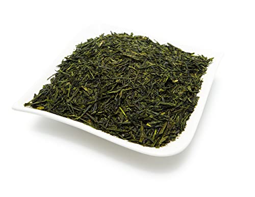 Grüntee · (Japan Sencha, China Milky Oolng, Jasmin Dragon, Bancha, Sencha, Japan Gyokuro, Gunpowder, Lung Ching, Fuji, Feiner Jasmin) (Japan · Sencha · FUKUJYU, 250g) von NUSSSUCHT Deutsch Süßwaren