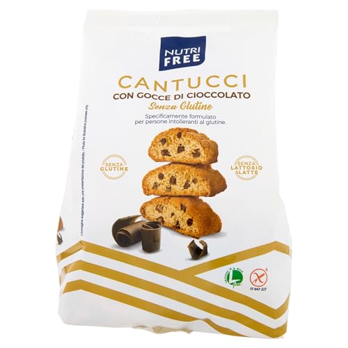 Nt Food Nutrifree - Cantucci con Gocce di Cioccolato Senza Glutine, 240g von NUTRIFREE