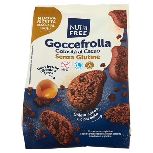 Nt Food Nutrifree - Goccefrolla Golosità al Cacao Biscotti Senza Glutine, 300g von NUTRIFREE