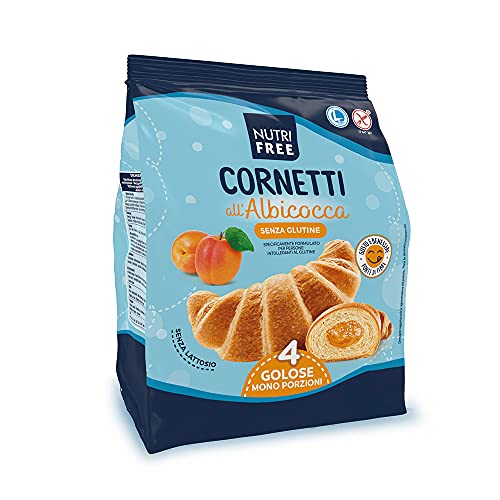 Nutrifree Cornetti Senza Glutine Gusto Albicocca, 4x60g von NUTRIFREE