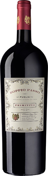 Doppio Passo Primitivo Magnumflasche Rotwein halbtrocken 1,5 l von Casa Vinicola Botter