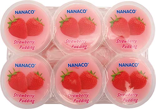 NaNaCo Pudding mit Erdbeer, 480 g, 9111 von NANACO