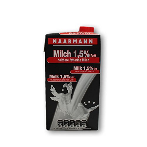 Naarmann H-Milch 1,5% (1L mit Schraubverschluss) von bobalife Bubble tea in the making