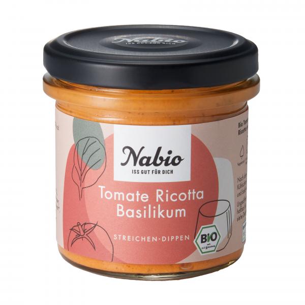 Nabio Aufstrich Tomate Ricotta Basilikum von Nabio