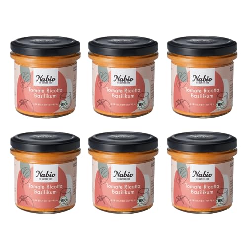 NABIO | Tomate Ricotta Basilikum I vegetarisch I (6 x 135g) von NABIO